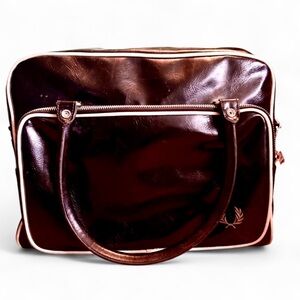 FRED PERRY- vintage bowling style duffel bag